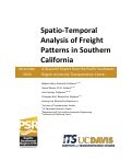 Cover page: Spatio‐Temporal Analysis of Freight Patterns in Southern California