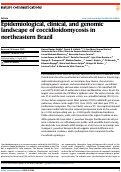 Cover page: Epidemiological, clinical, and genomic landscape of coccidioidomycosis in northeastern Brazil.