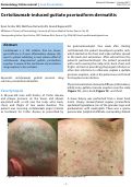 Cover page: Certolizumab-induced guttate psoriasiform dermatitis