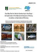 Cover page: One-Way Electric Vehicle Carsharing in San Diego: An Exploration of the Behavioral Impacts of Pricing Incentives on Operational Efficiency