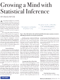 Cover page: Growing a Mind with Statistical Inference