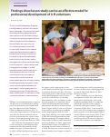 Cover page: Findings show lesson study can be an effective model for professional development of 4-H volunteers