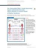 Cover page: The Antioxidant/Nitric Oxide-Quenching Agent Cobinamide Prevents Aortic&nbsp;Disease in a Mouse Model of&nbsp;Marfan Syndrome
