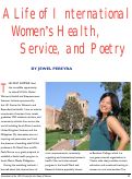 Cover page: A Life of International Women's Health, Service, and Poetry