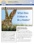 Cover page: Rabbits - From the Animal's Point of View Complete (Parts 1 through 5)