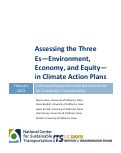 Cover page: Assessing the Three Es—Environment, Economy, and Equity—in Climate Action Plans